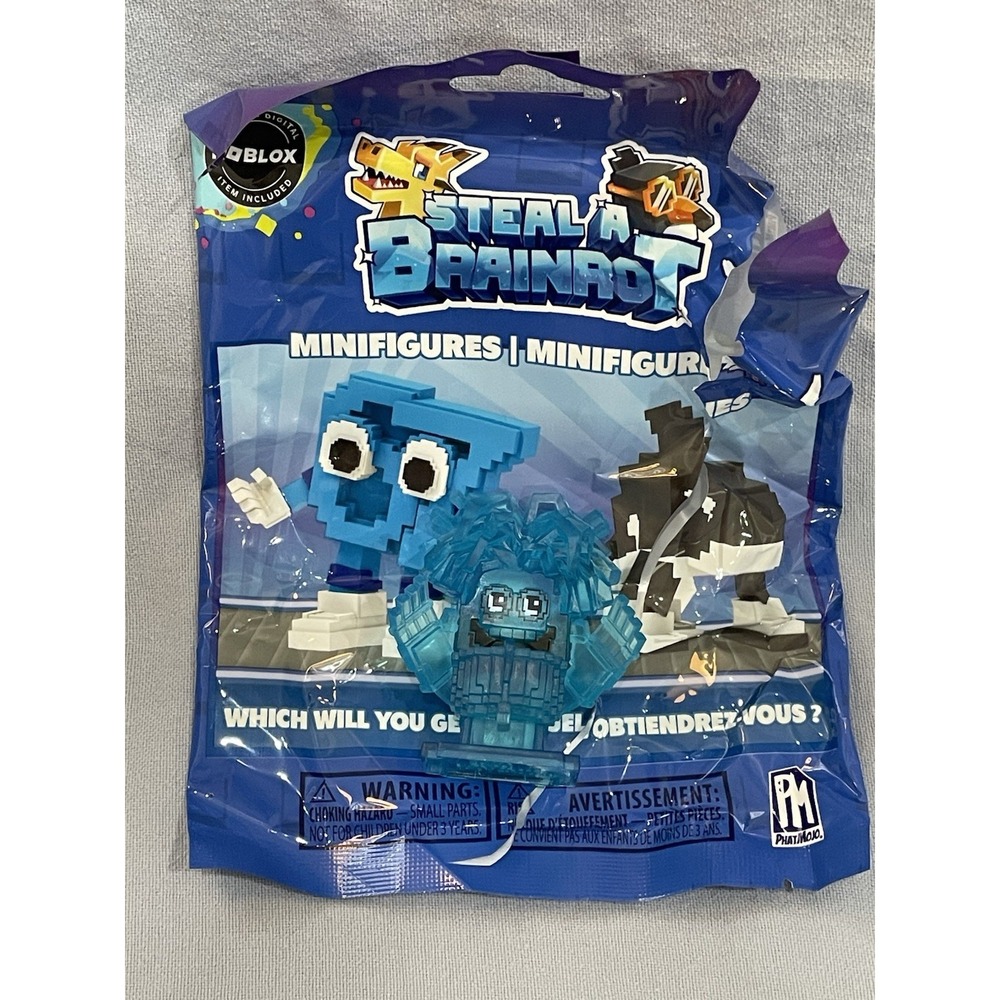 NEW Open Box Steal A Brainrot Minifigures Only - Spaghetti Tualetti NO DLC CODE